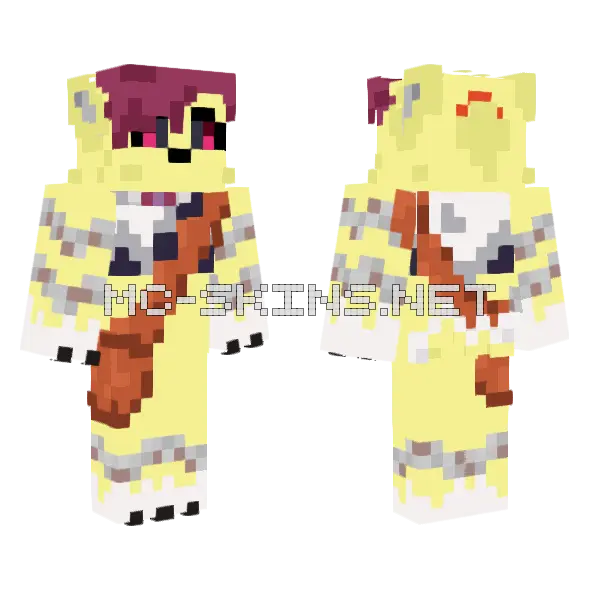 Shimiruke Spark Minecraft skin, front and back