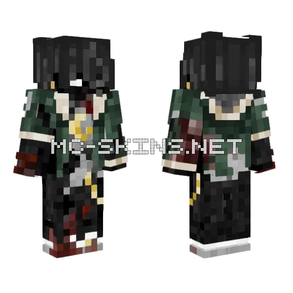 Shimo GSMP S2 Skin Minecraft skin, front and back