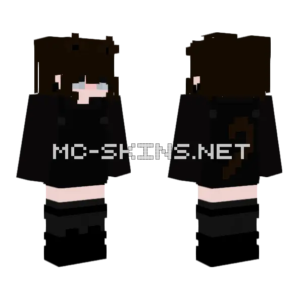 Shindy Minecraft skin, front and back