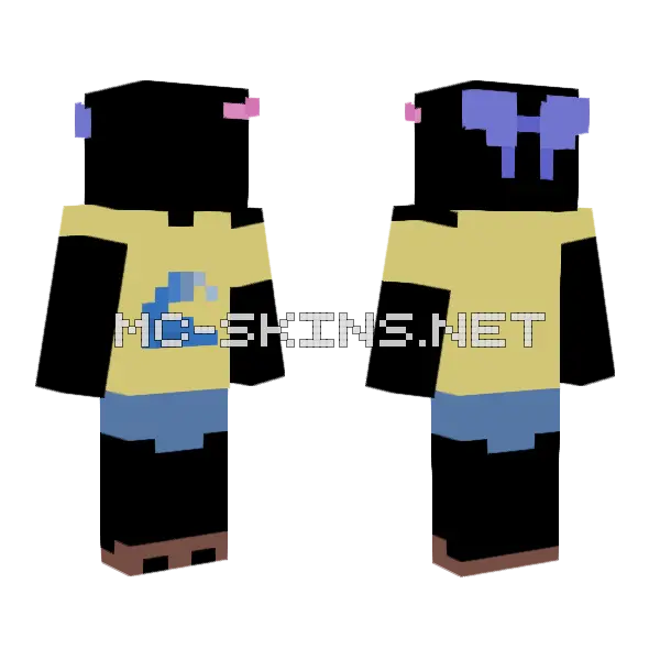 Shining Summer Minecraft skin, front and back