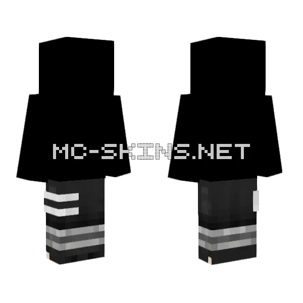 Shinobi Leg Base Minecraft skin, front and back