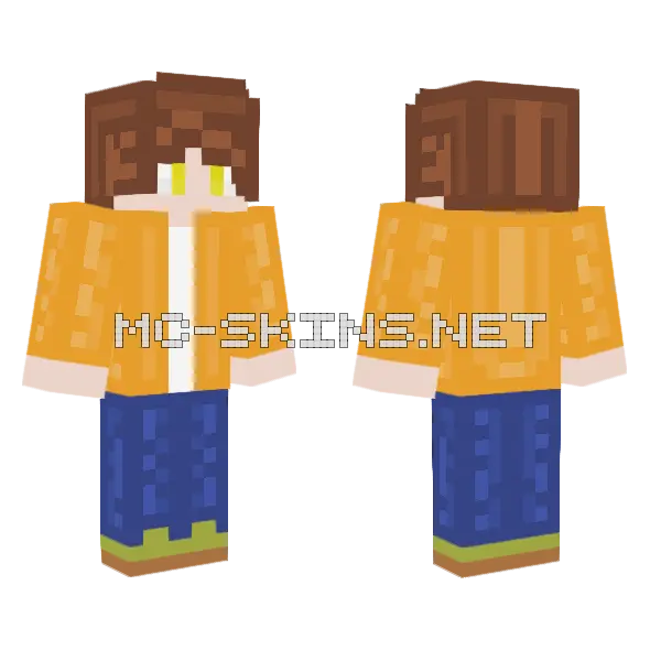 Shinpen Minecraft skin, front and back
