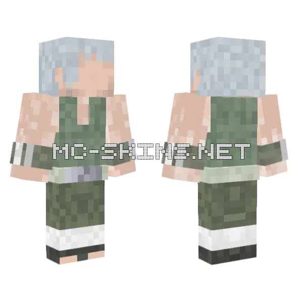 Shirama Minecraft skin, front and back