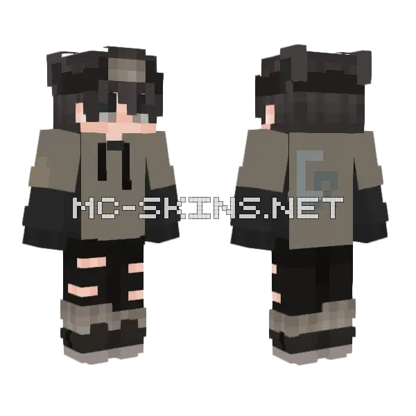 Shocking Ryan Skin Remake Minecraft skin, front and back