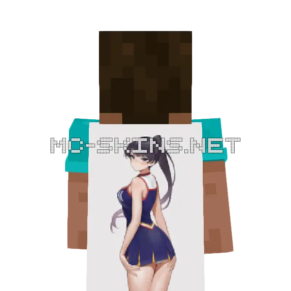 Shoko Komi Cheerleader cape, outside and lining