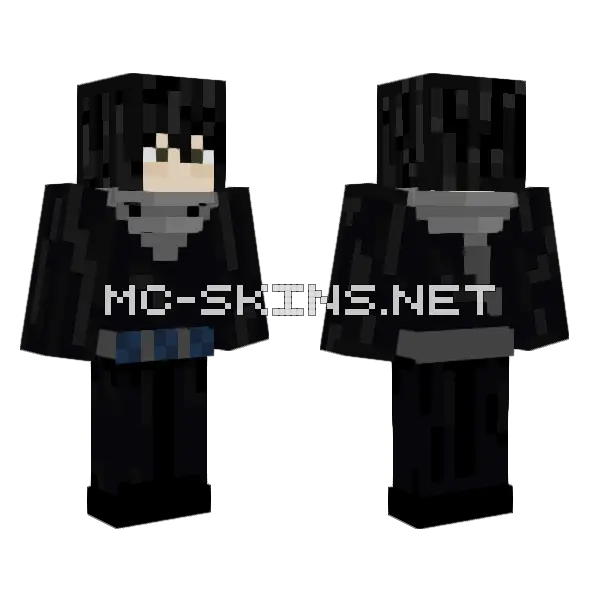 Shota Aizawa Minecraft skin, front and back