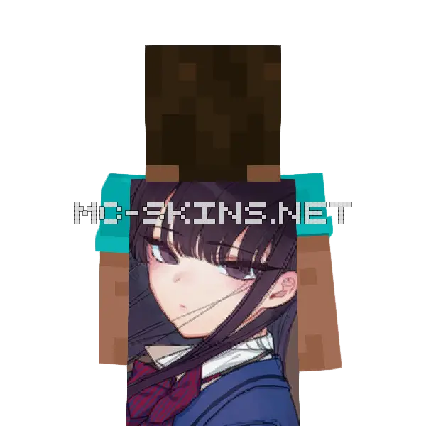 Shouko Komi cape, outside and lining