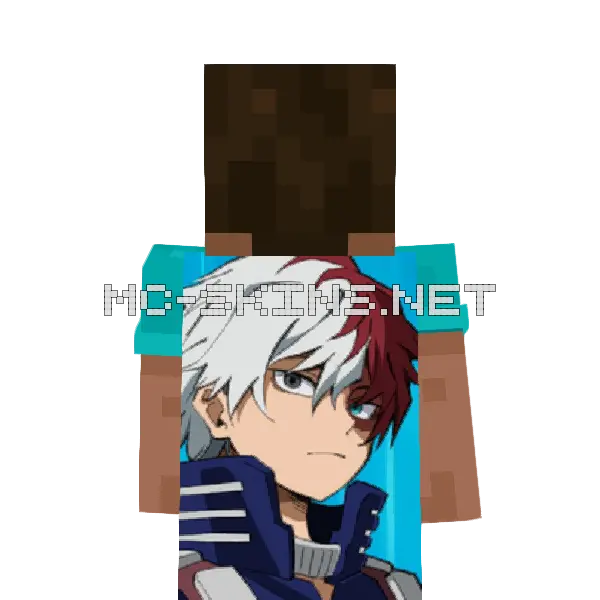 Shouto Todoroki cape, outside and lining