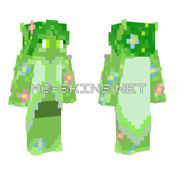 Shoy Default Minecraft skin, front and back