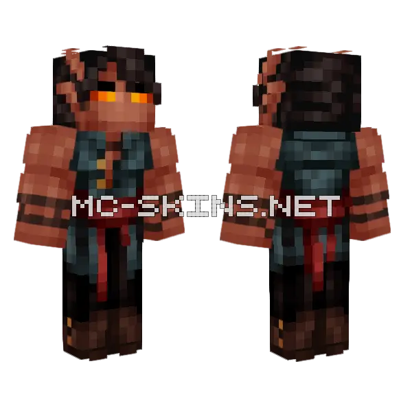 Sidron Monster Skin Minecraft skin, front and back