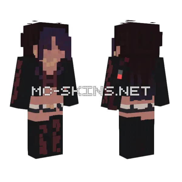 Sie Ist Ein Modell Minecraft skin, front and back