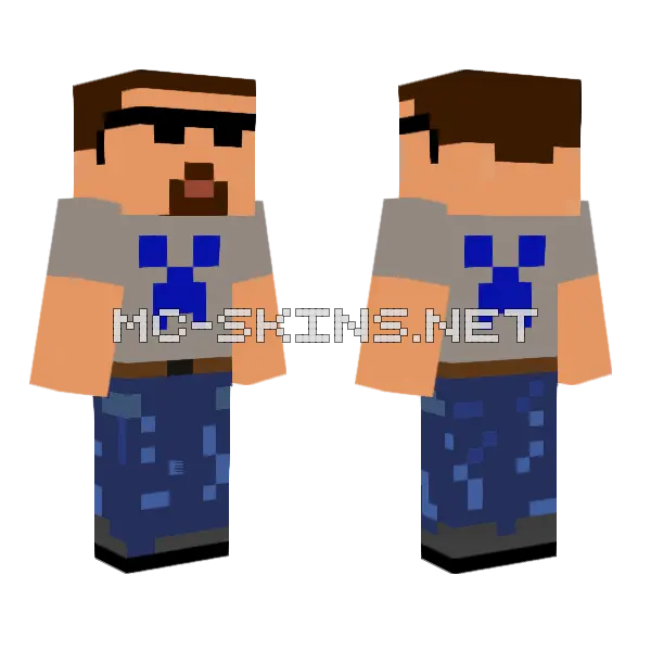Siegebreaker 1 Minecraft skin, front and back