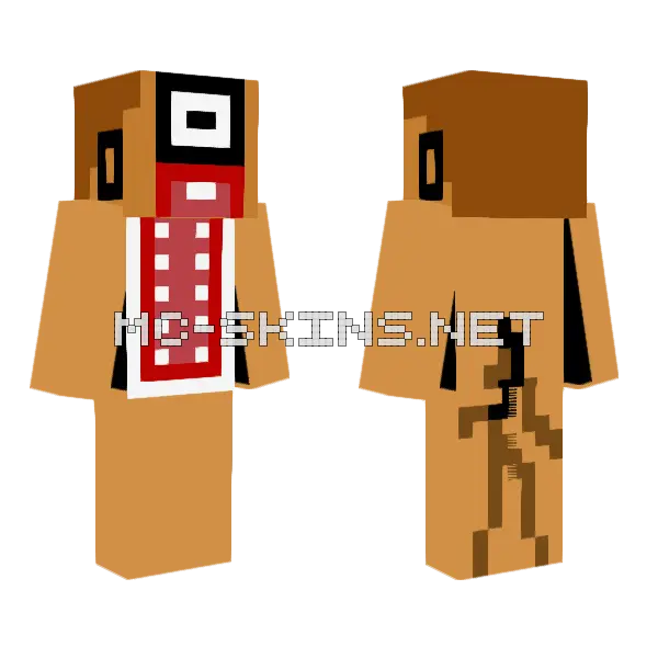 Sigma Skin Minecraft skin, front and back