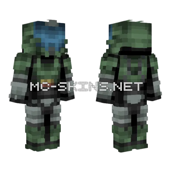 Sigrid Eklund Lone Wolves Minecraft skin, front and back