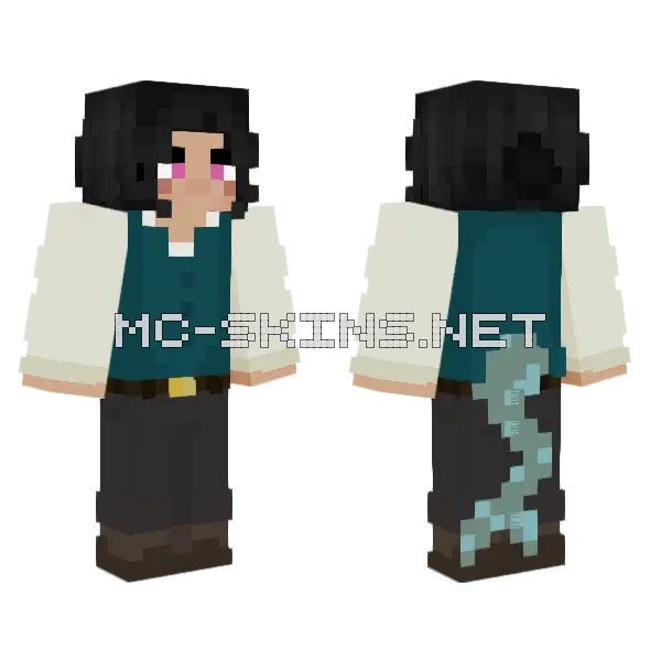 Silas Banquet Skin Minecraft skin, front and back
