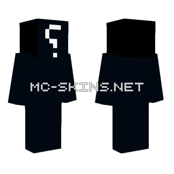 Silence Skin Minecraft skin, front and back