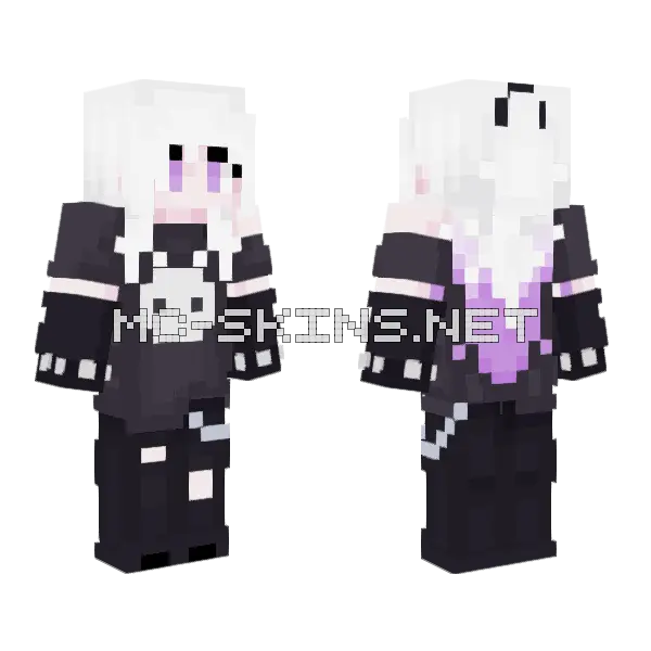 Silly Creator Minecraft skin, front and back