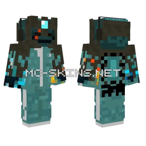 Siloe Minecraft skin, front and back