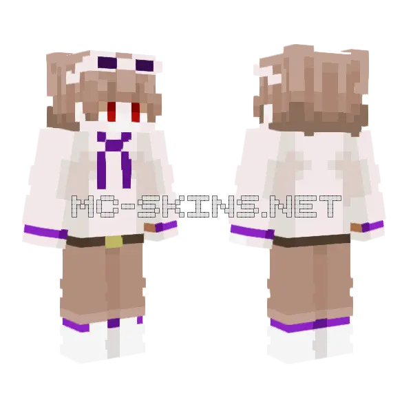 Simon Minecraft skin, front and back