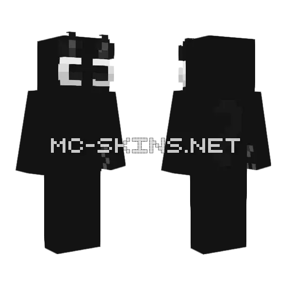 Simple Black and White, front and back