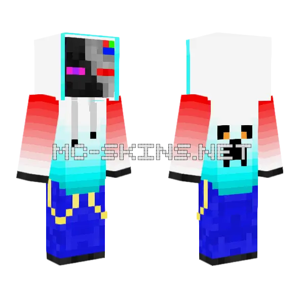 Simple Creeper Skin Minecraft skin, front and back