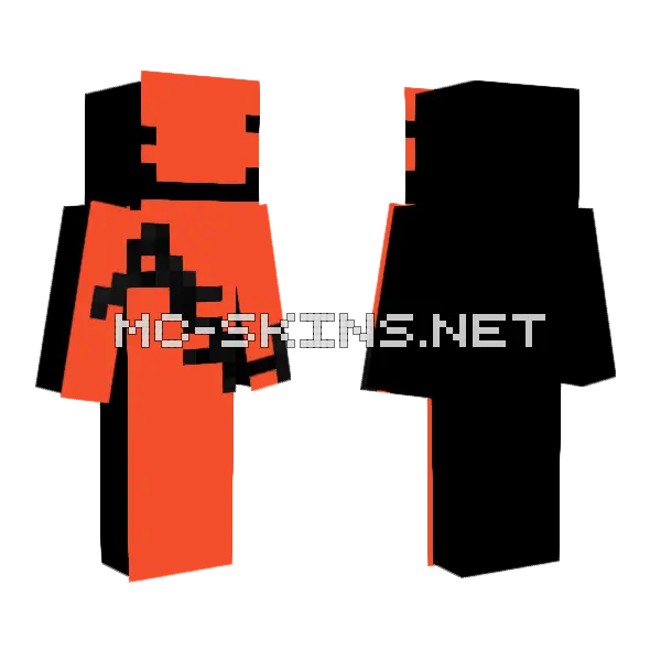 Simple Orange Figure, front and back