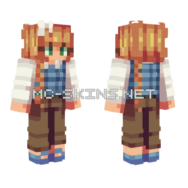 Simple Things SF59 Minecraft skin, front and back