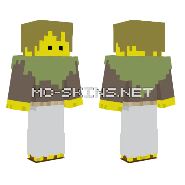 Simple Vagrant Minecraft skin, front and back