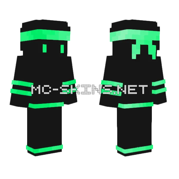 Simple Yet Cool Fixed Minecraft skin, front and back