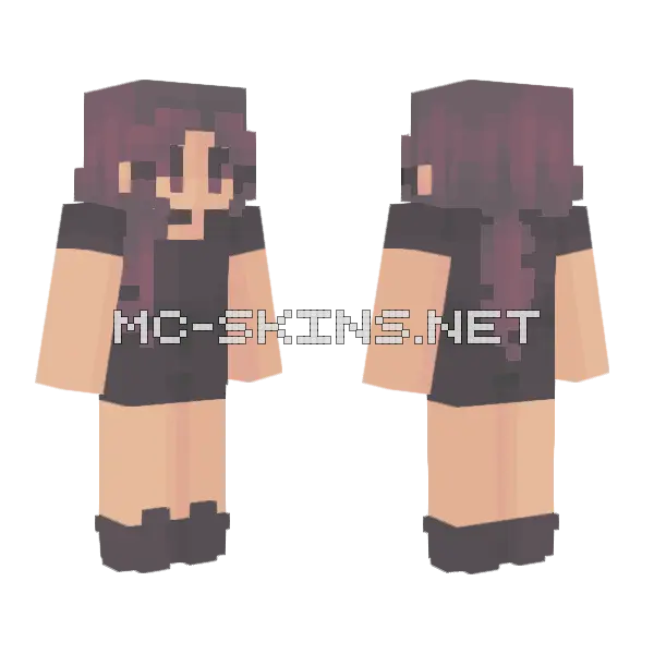 Sincerely Me Minecraft skin, front and back