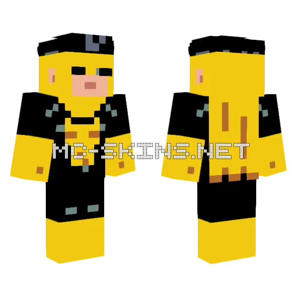Sinister Invincible Comics Minecraft skin, front and back
