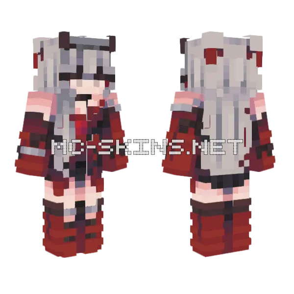 Sinister Red Outfit, front and back