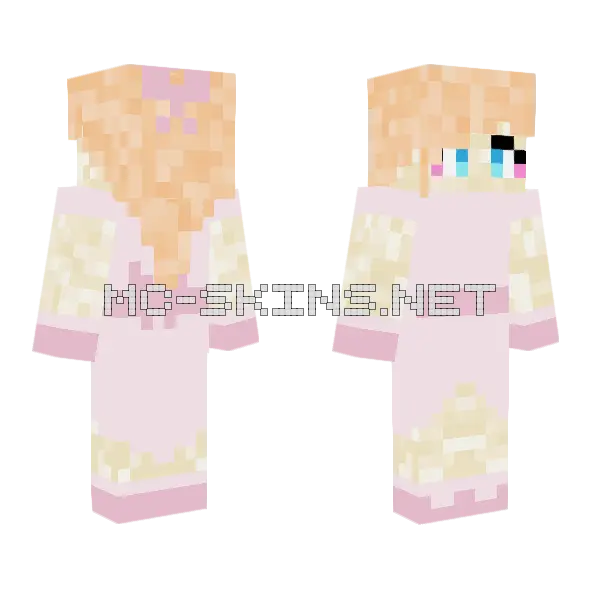 Sinisy Minecraft skin, front and back