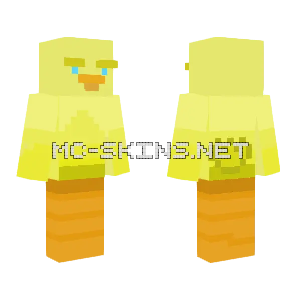 Sir Quacky Minecraft skin, front and back