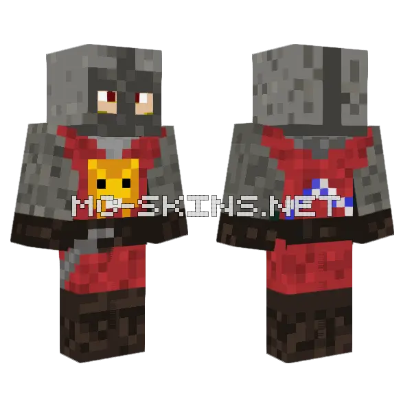 Sir Rice Minecraft skin, front and back