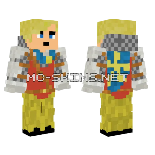 Sir Satyr Edited Minecraft skin, front and back