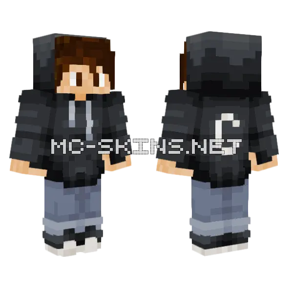 Sircrapix Boy Minecraft skin, front and back