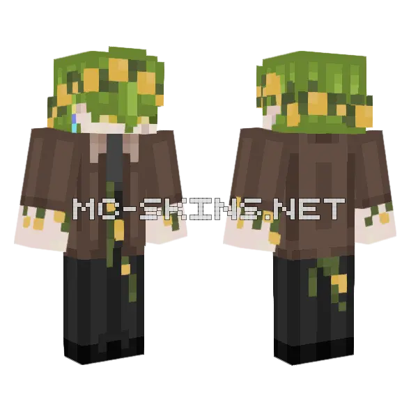 Siren Redesign Minecraft skin, front and back