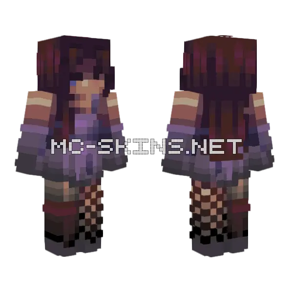 Sitting In The Backseat Ce Minecraft skin, front and back