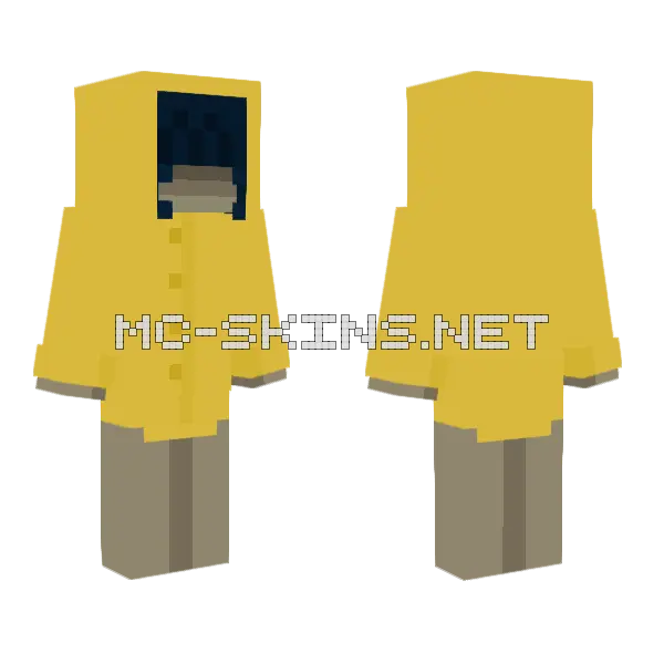 Six Little Nightmares Minecraft skin, front and back