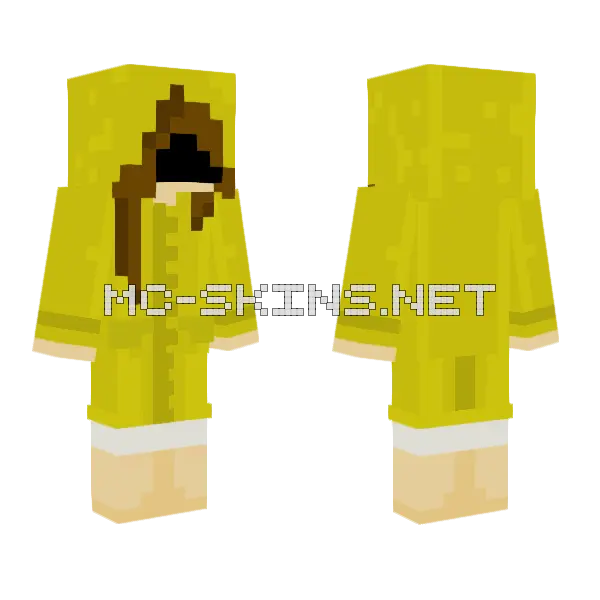 Six Little Nightmares Minecraft skin, front and back