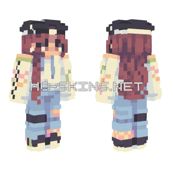 Skate Board Ce Minecraft skin, front and back