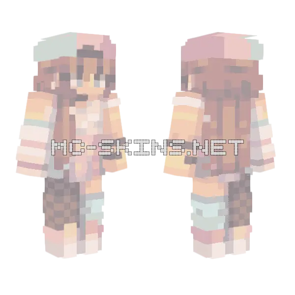 Skate Park Base Minecraft skin, front and back