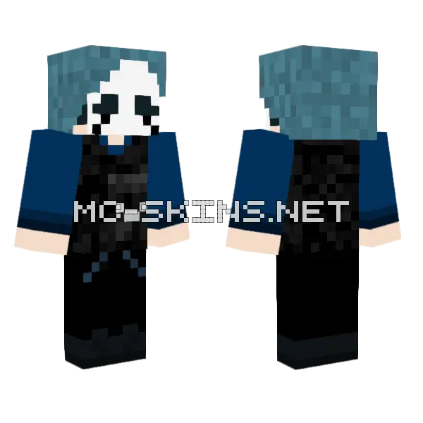 Skeety Neety Minecraft skin, front and back