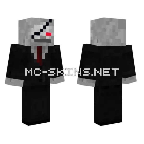 Skeleton Ddarkboss Request Minecraft skin, front and back
