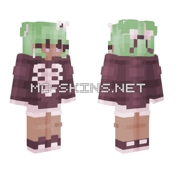 Skeletons St Minecraft skin, front and back