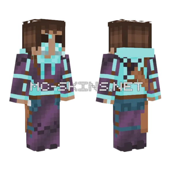 Skeppy Dream SMP Minecraft skin, front and back