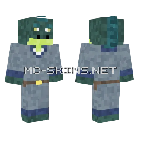 Skibi Monster Skin Minecraft skin, front and back
