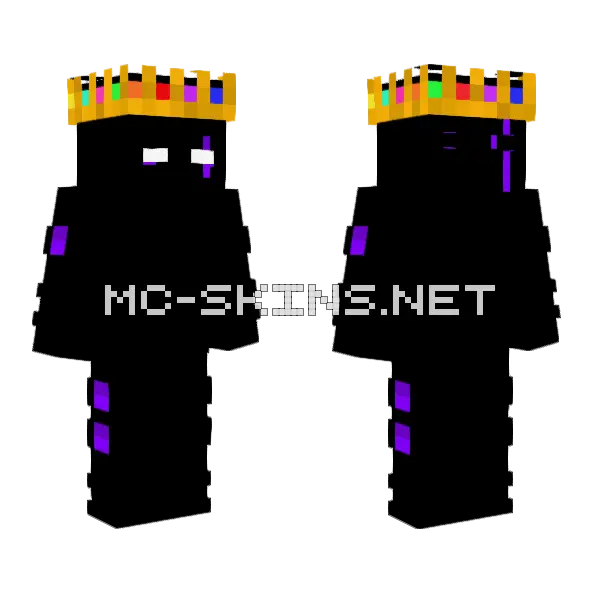 Skin Czar Minecraft skin, front and back