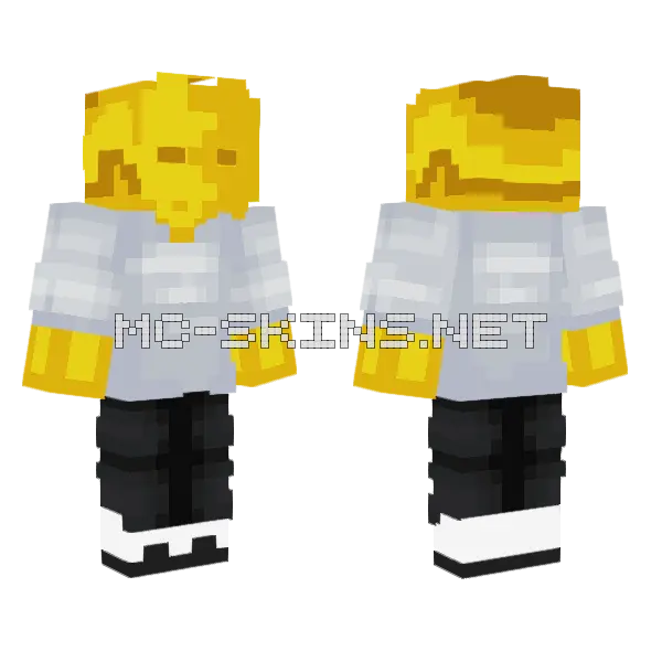 Skin De Feriuxdmc Minecraft skin, front and back